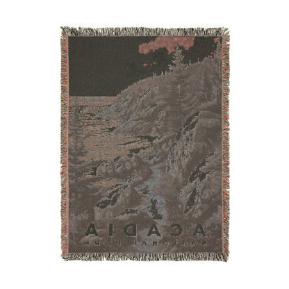 Acadia National Park Woven Blanket | S17