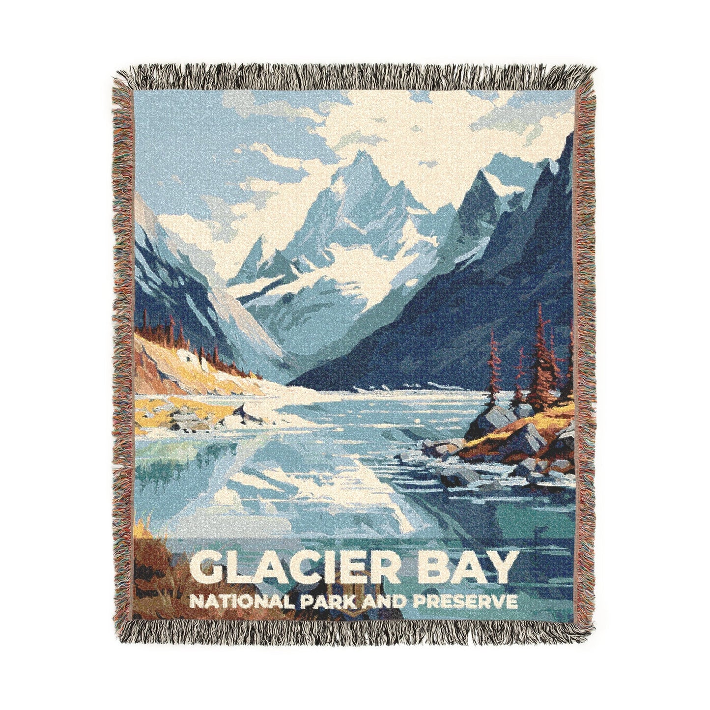 Glacier Bay National Park Woven Blanket | S06