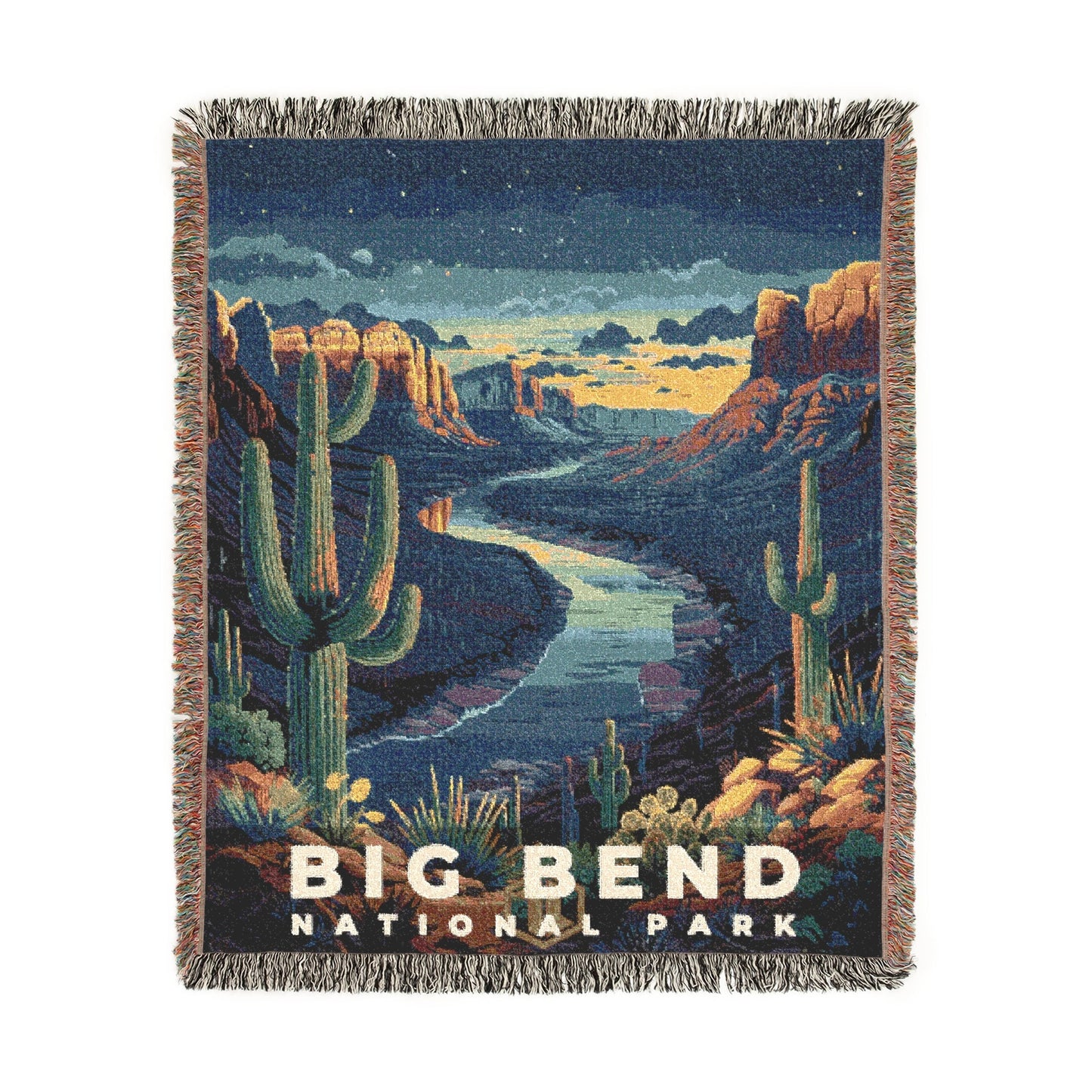 Big Bend National Park Woven Blanket | S11
