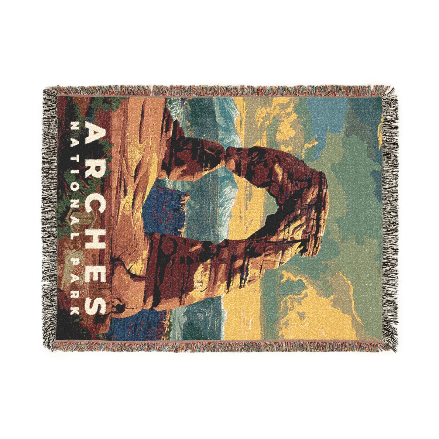 Arches National Park Woven Blanket | S11