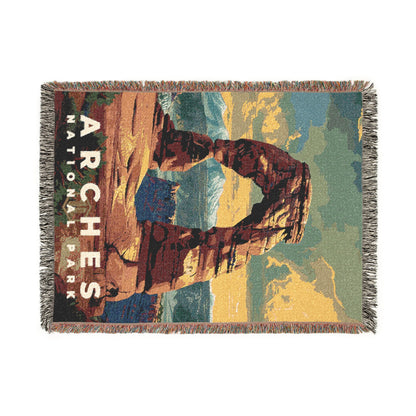 Arches National Park Woven Blanket | S11