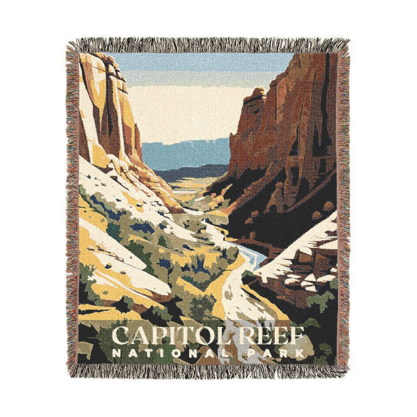 Capitol Reef National Park Woven Blanket | S01