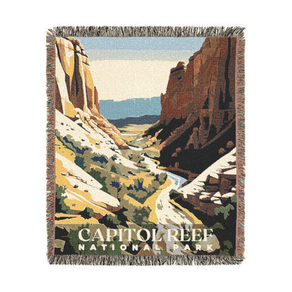 Capitol Reef National Park Woven Blanket | S01
