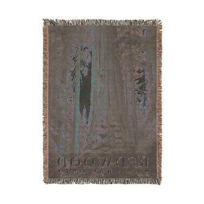 Redwood National Park Woven Blanket | S02
