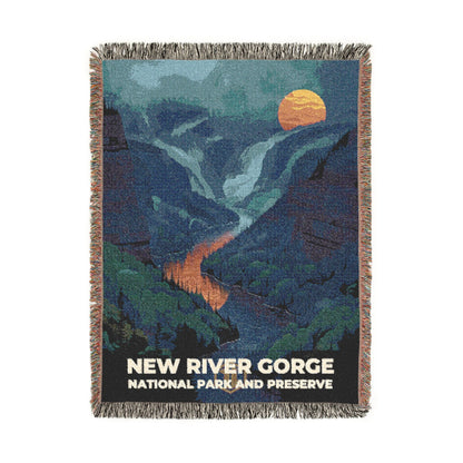 New River Gorge National Park Woven Blanket | S20