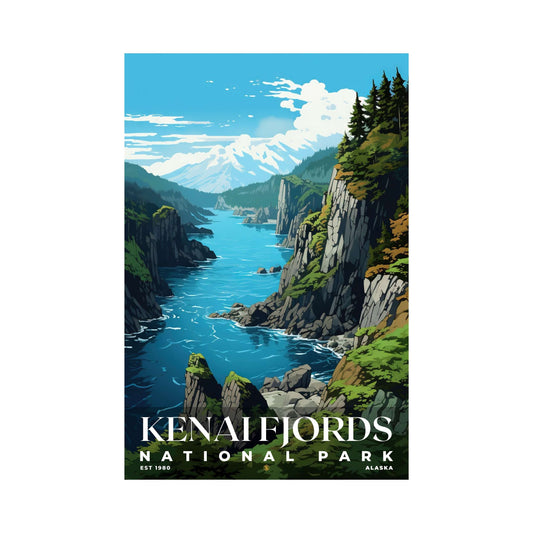 Kenai Fjords National Park Poster | S07