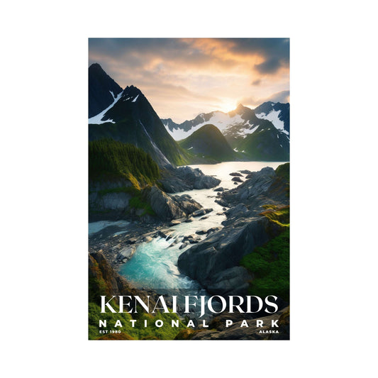 Kenai Fjords National Park Poster | S10