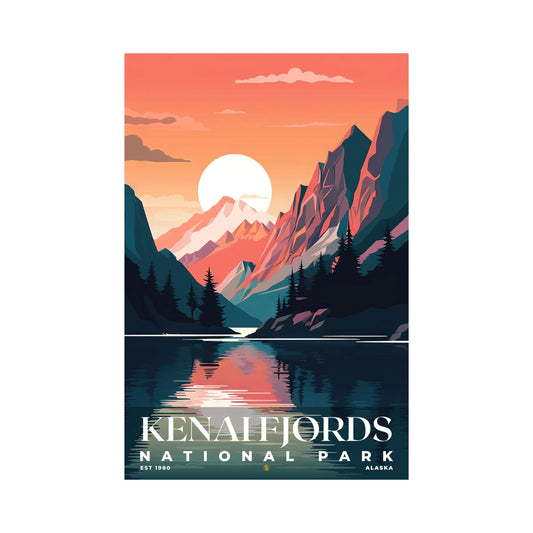 Kenai Fjords National Park Poster | S05