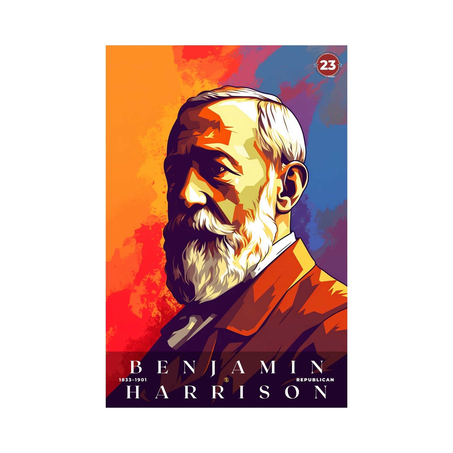 Benjamin Harrison Poster | S01