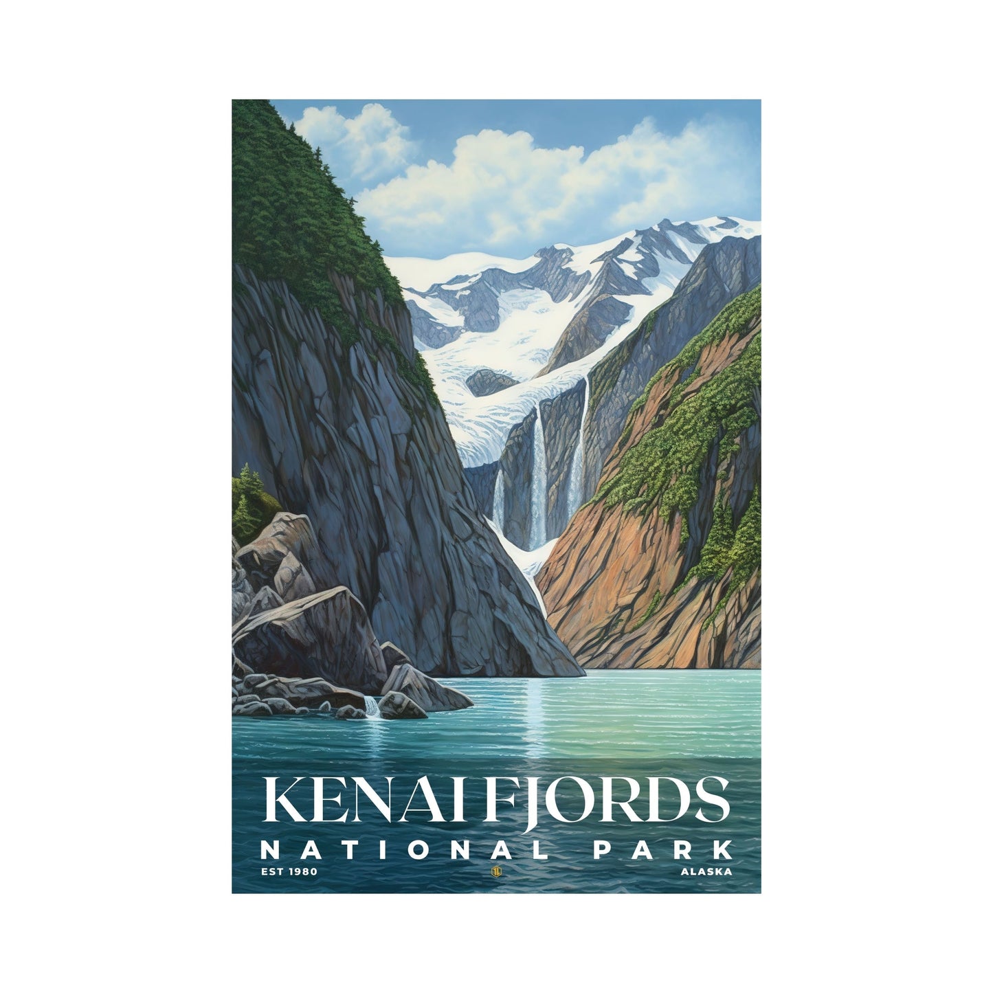 Kenai Fjords National Park Poster | S02