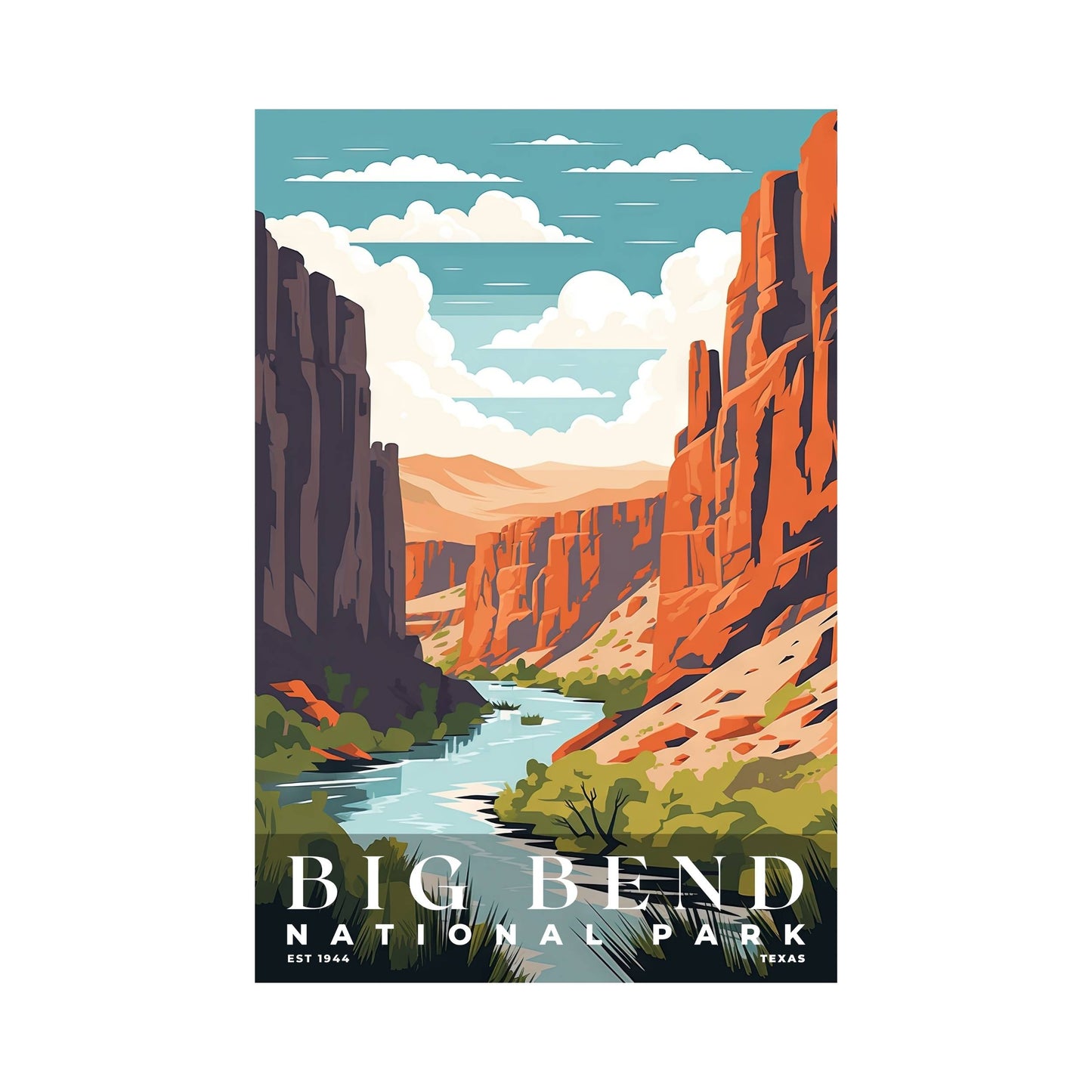 Big Bend National Park Poster | S03