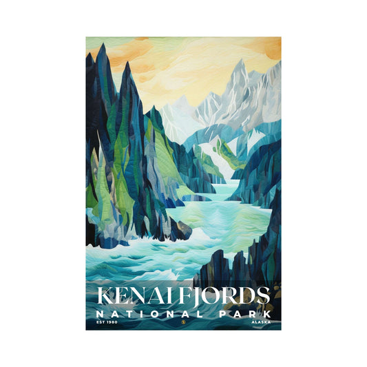 Kenai Fjords National Park Poster | S09