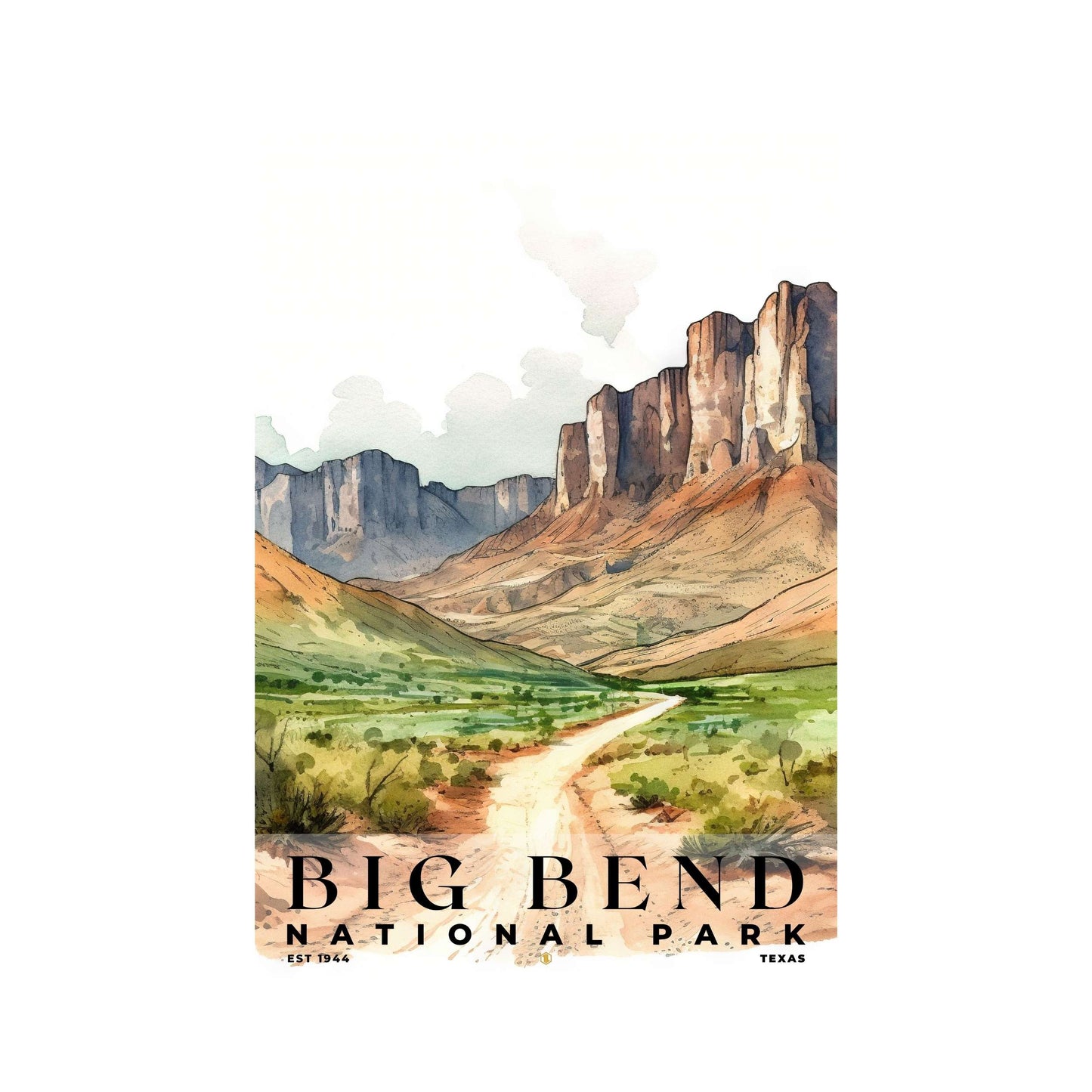 Big Bend National Park Poster | S04