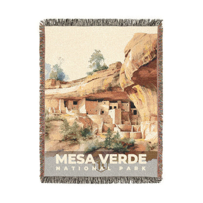 Mesa Verde National Park Woven Blanket | S08