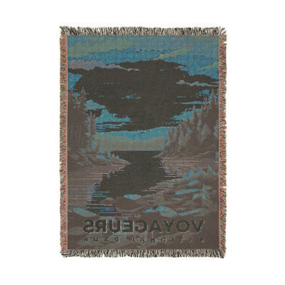 Voyageurs National Park Woven Blanket | S06