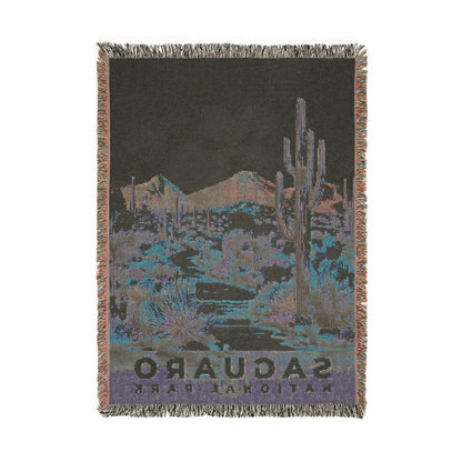 Saguaro National Park Woven Blanket | S08