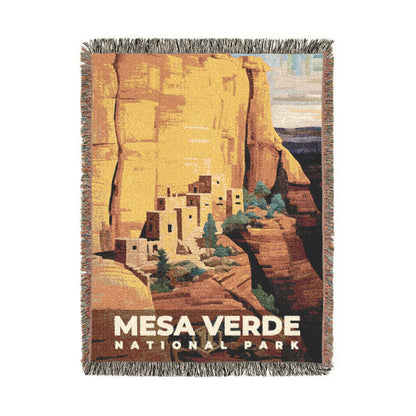 Mesa Verde National Park Woven Blanket | S09