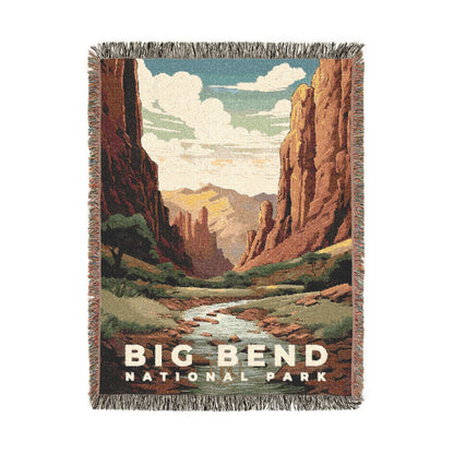 Big Bend National Park Woven Blanket | S07