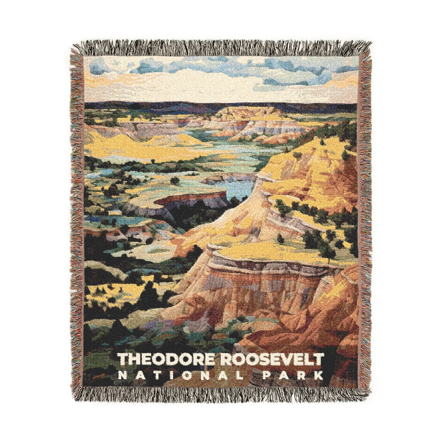 Theodore Roosevelt National Park Woven Blanket | S09
