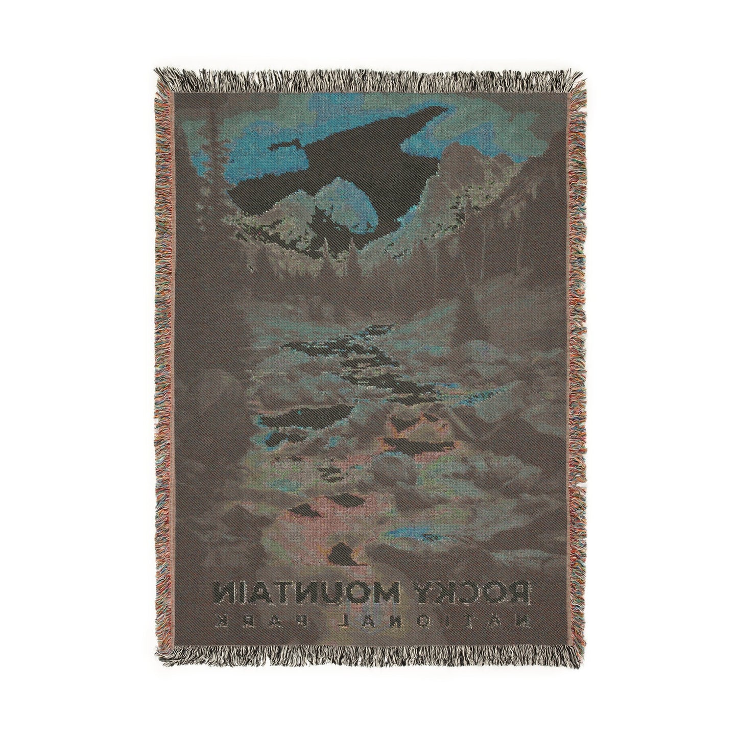 Rocky Mountain National Park Woven Blanket | S10