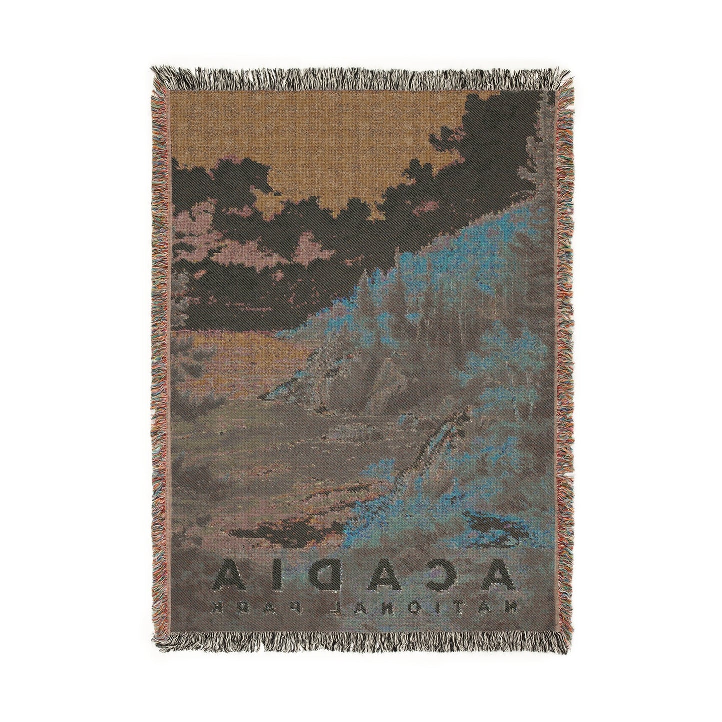 Acadia National Park Woven Blanket | S18