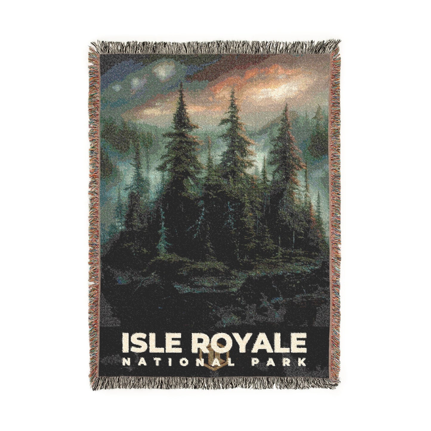 Isle Royale National Park Woven Blanket | S12