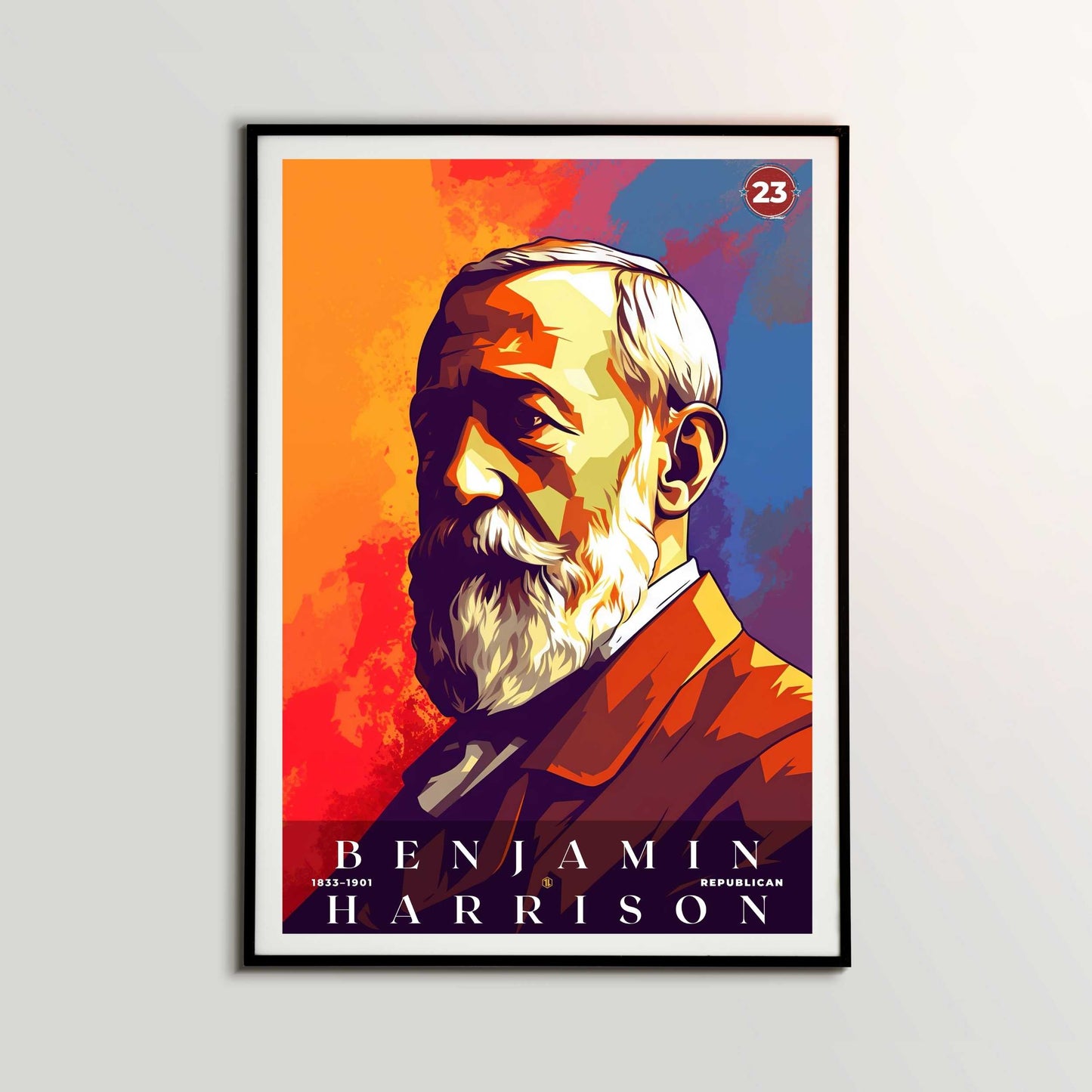 Benjamin Harrison Poster | S01