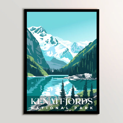 Kenai Fjords National Park Poster | S01