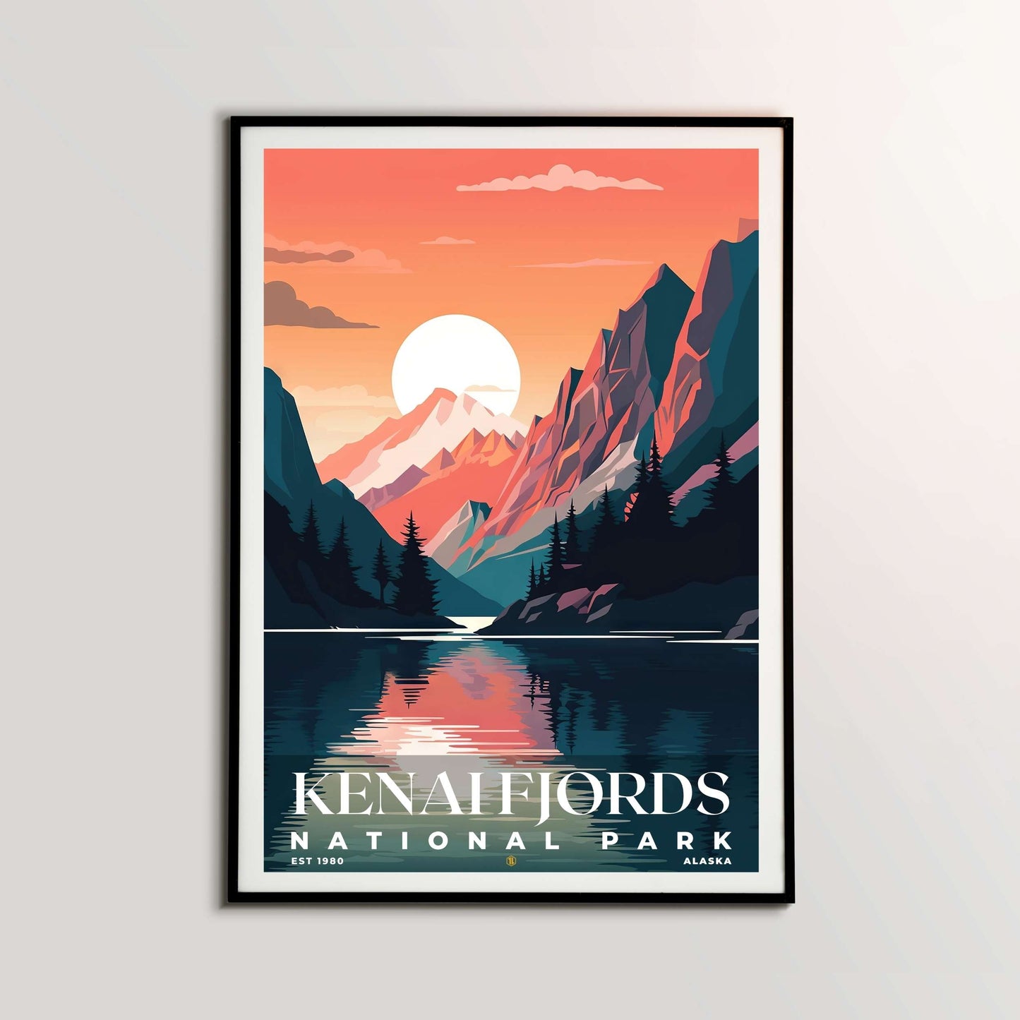 Kenai Fjords National Park Poster | S05