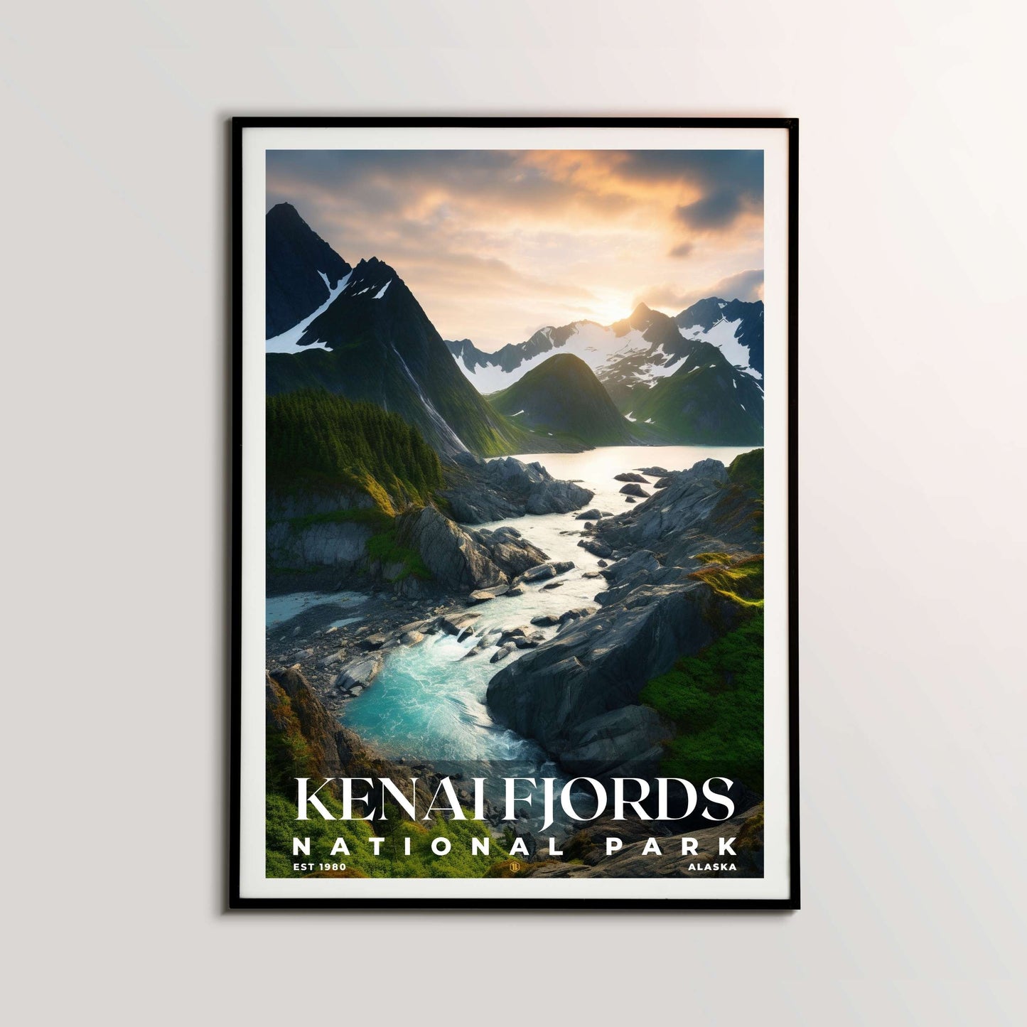 Kenai Fjords National Park Poster | S10