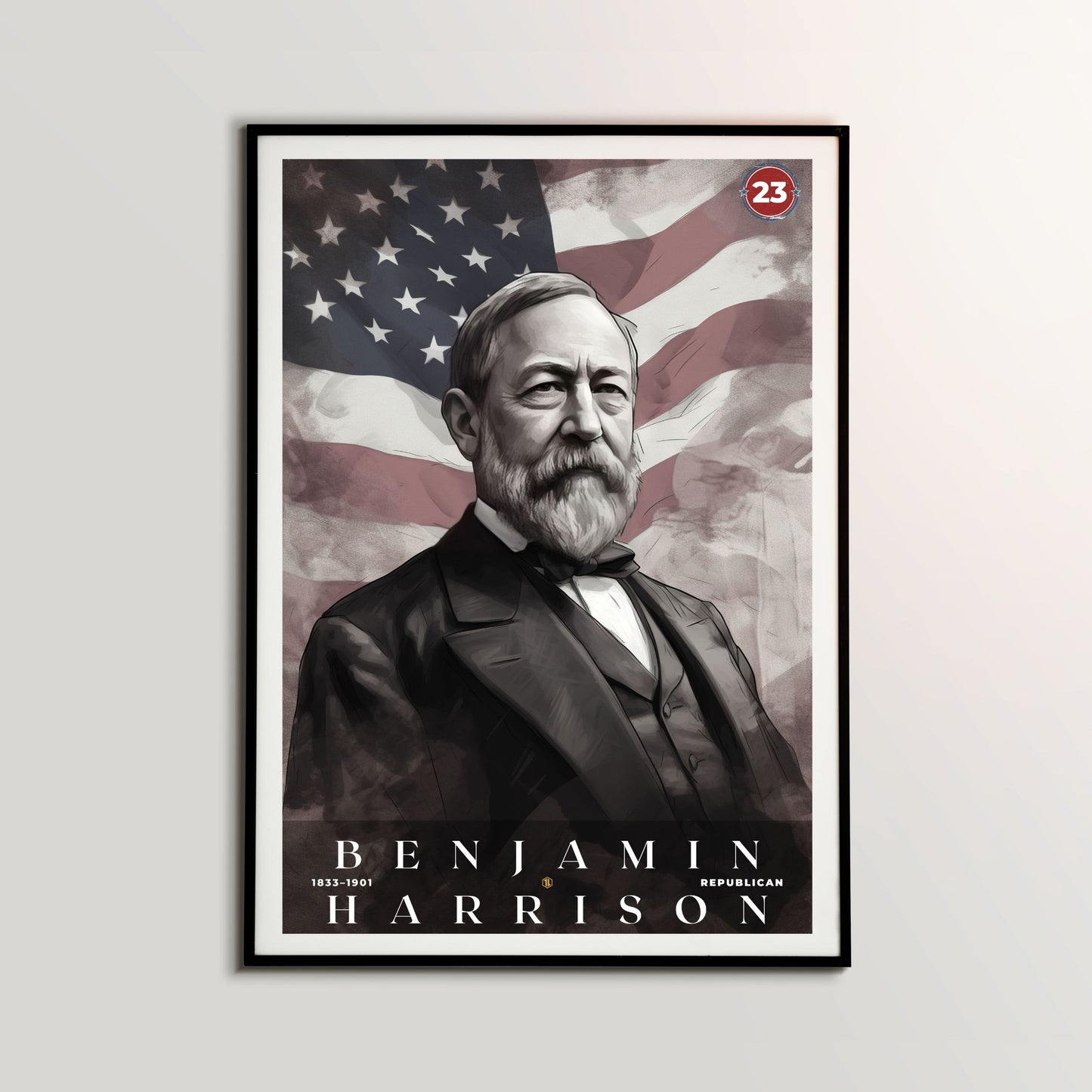 Benjamin Harrison Poster | S03