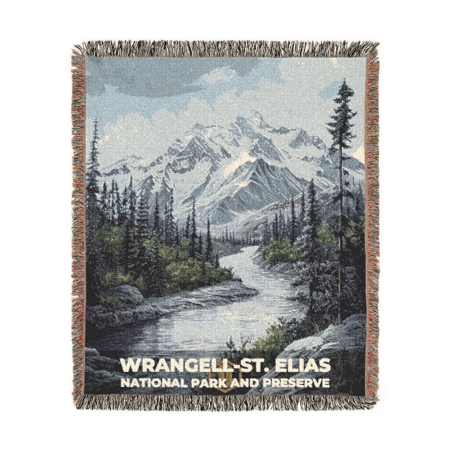 Wrangell-St. Elias National Park Woven Blanket | S17