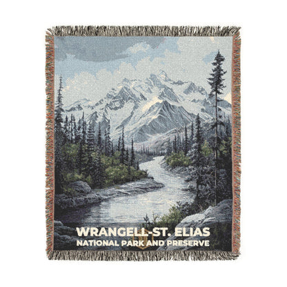Wrangell-St. Elias National Park Woven Blanket | S17