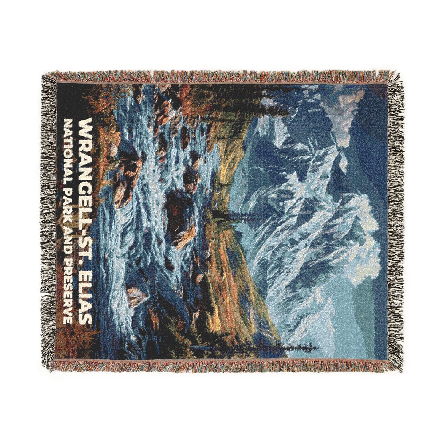 Wrangell-St. Elias National Park Woven Blanket | S16