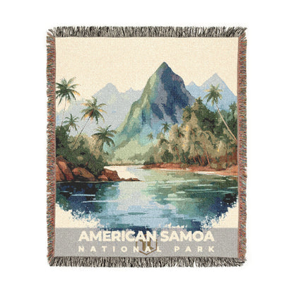 American Samoa National Park Woven Blanket | S08