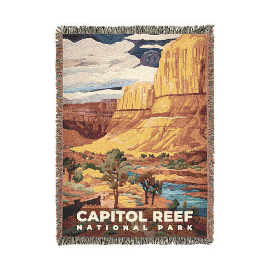Capitol Reef National Park Woven Blanket | S09
