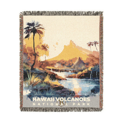 Hawaii Volcanoes National Park Woven Blanket | S08