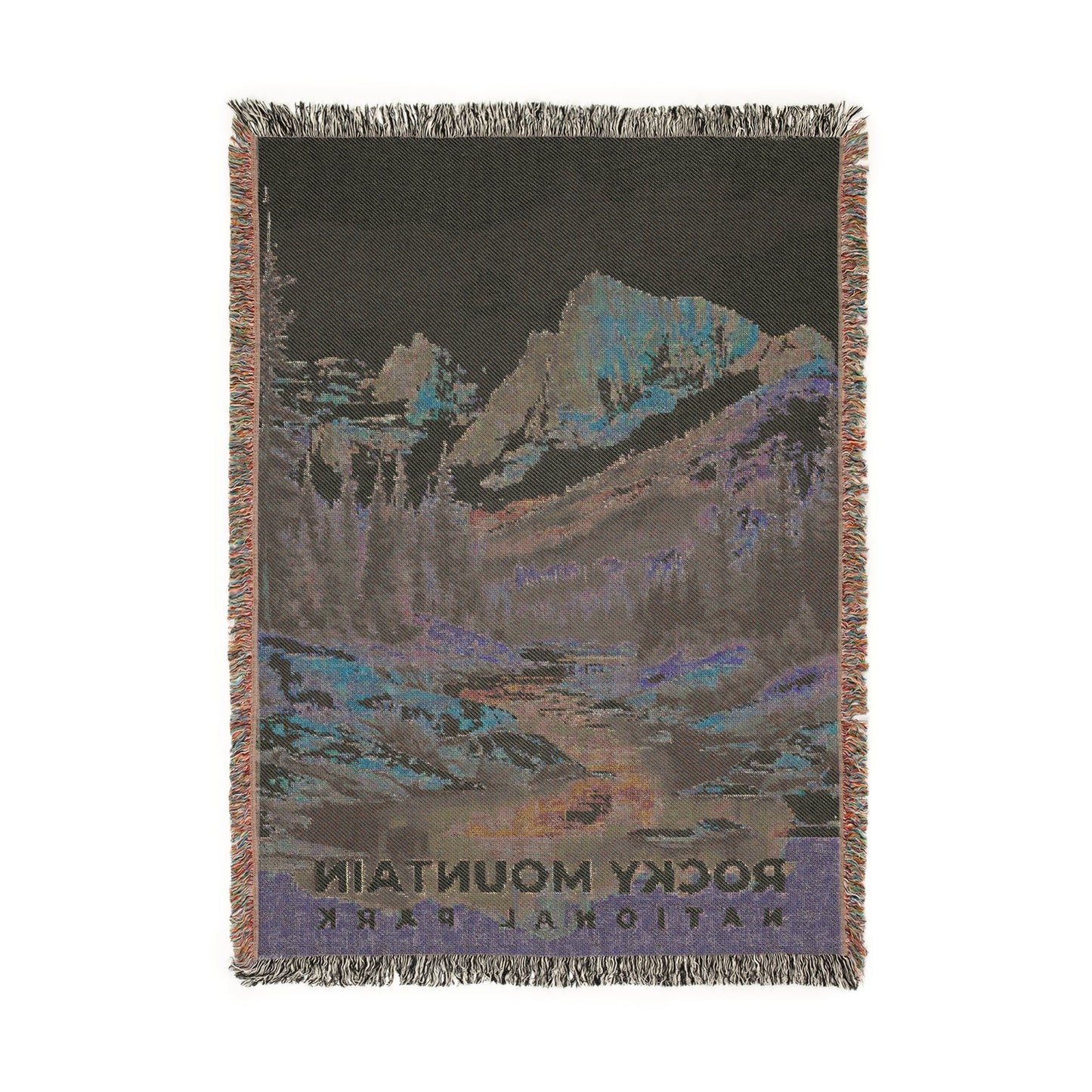 Rocky Mountain National Park Woven Blanket | S08