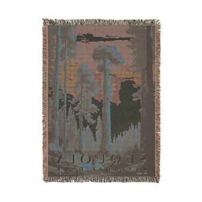 Sequoia National Park Woven Blanket | S05