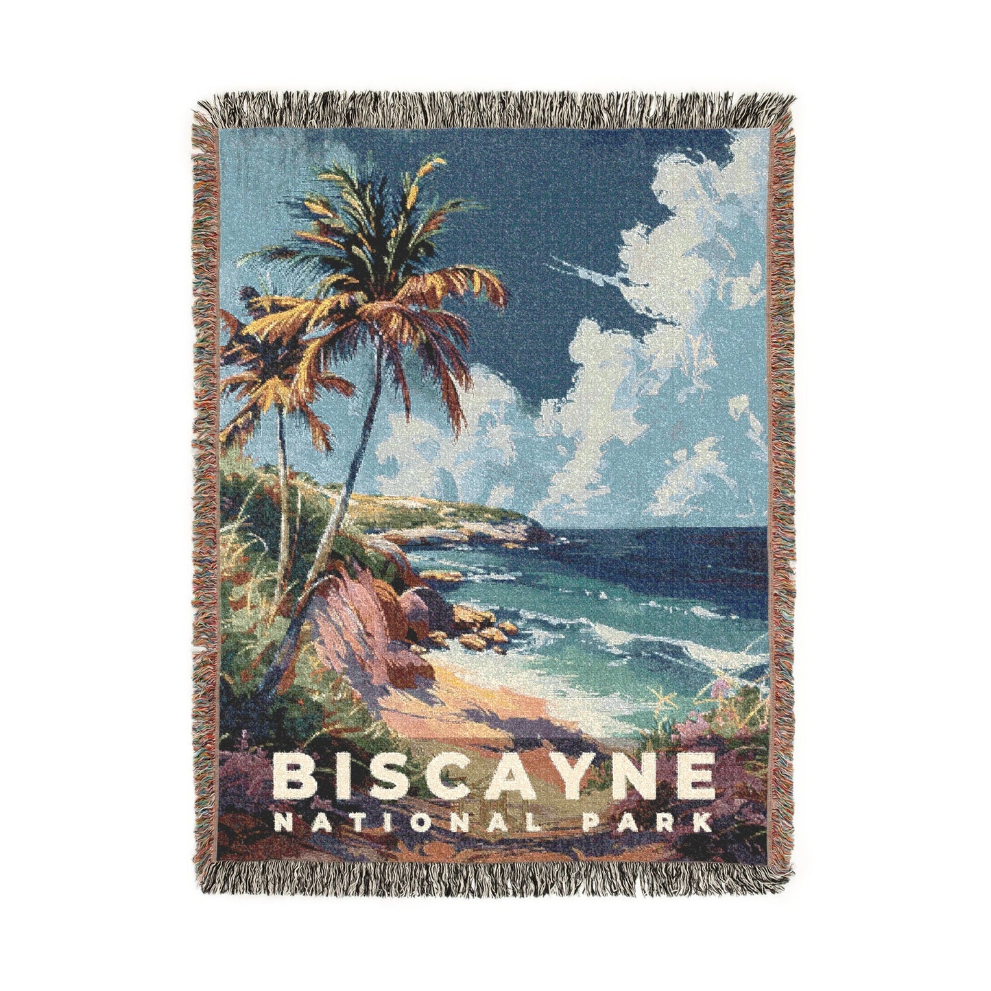 Biscayne National Park Woven Blanket | S18