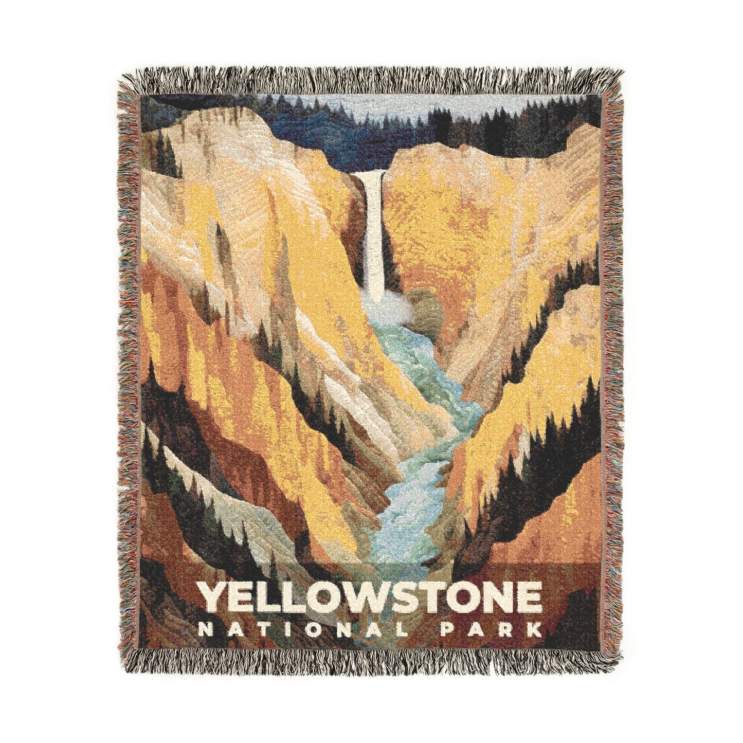 Yellowstone National Park Woven Blanket | S09