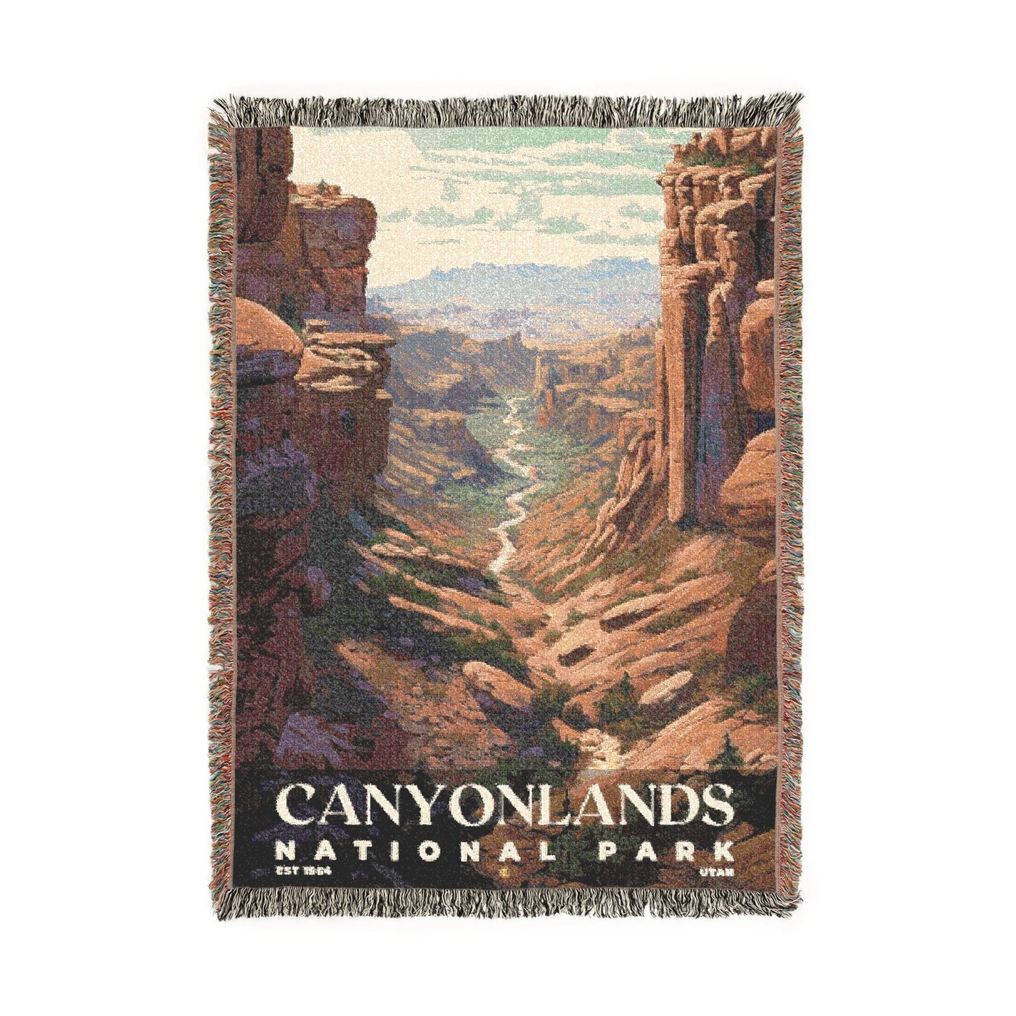 Canyonlands National Park Woven Blanket | S02