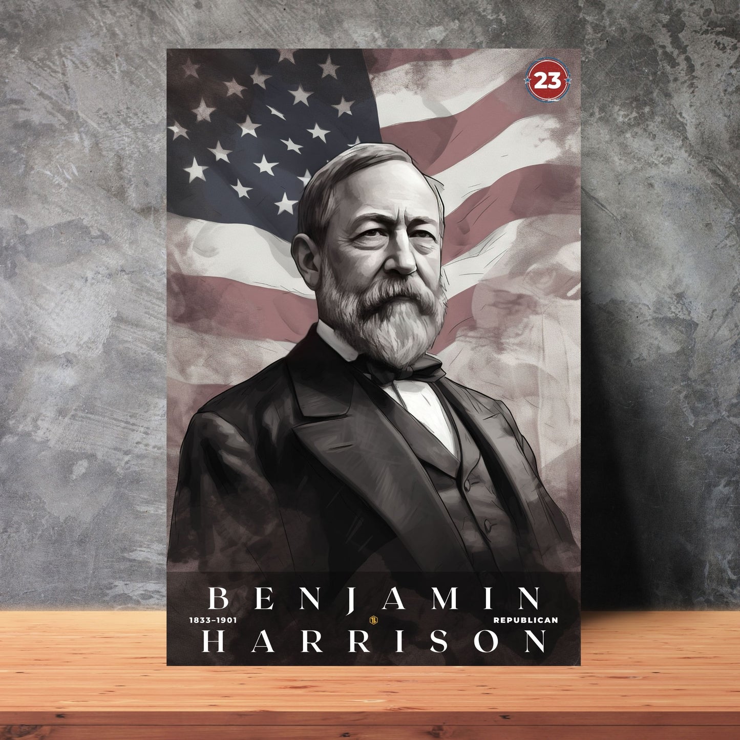 Benjamin Harrison Poster | S03