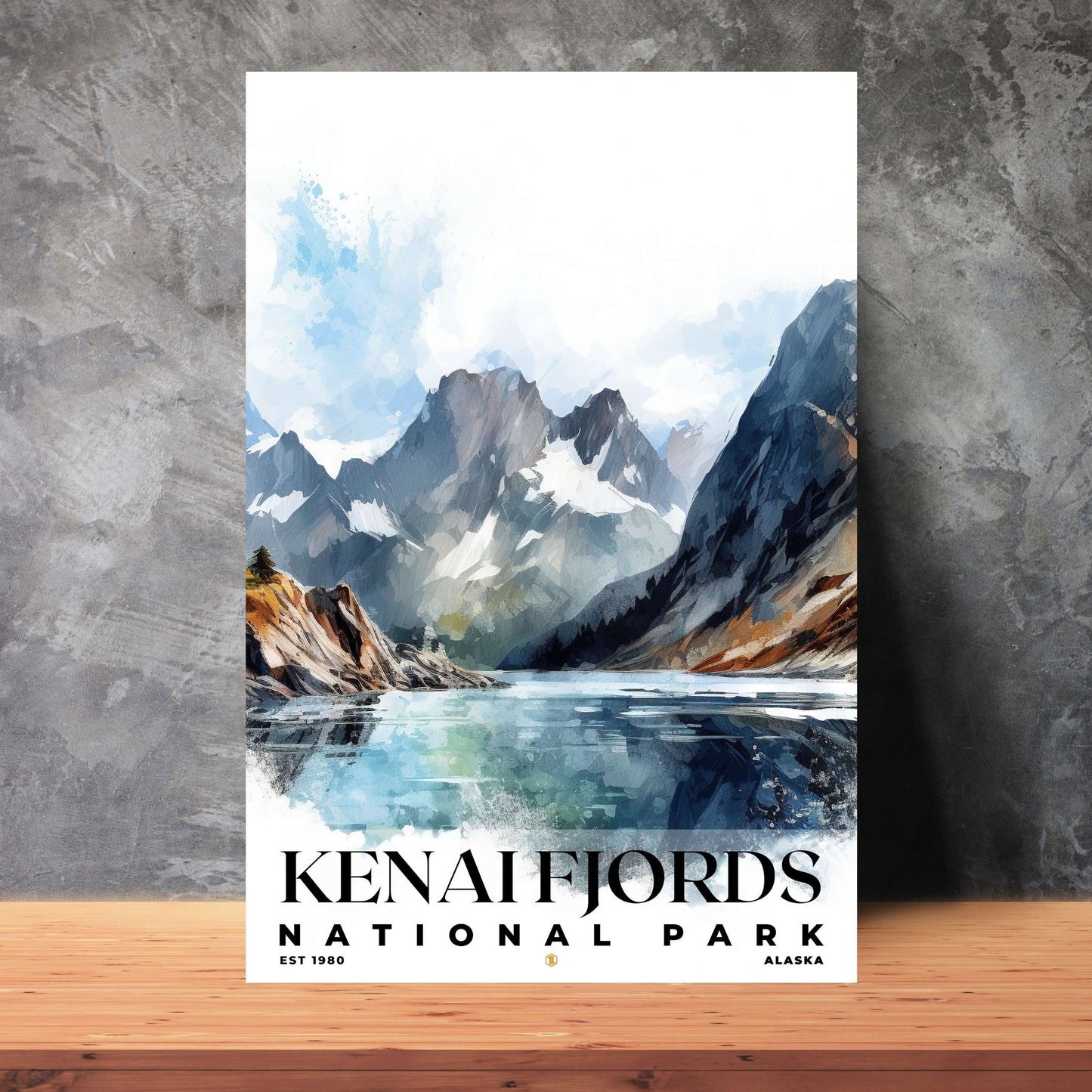 Kenai Fjords National Park Poster | S04