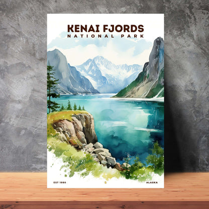 Kenai Fjords National Park Poster | S08