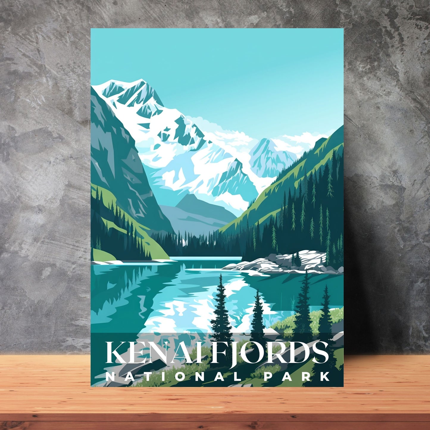 Kenai Fjords National Park Poster | S01