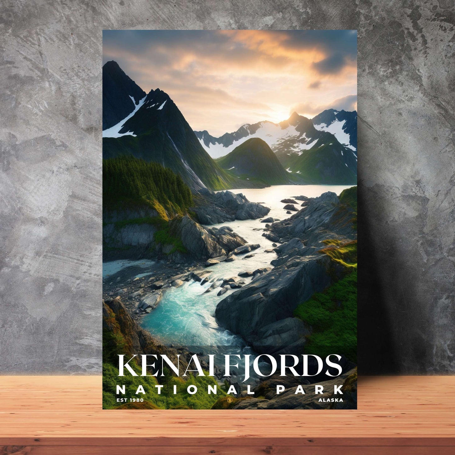 Kenai Fjords National Park Poster | S10