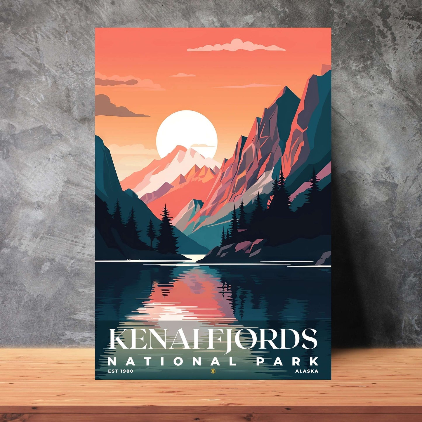 Kenai Fjords National Park Poster | S05