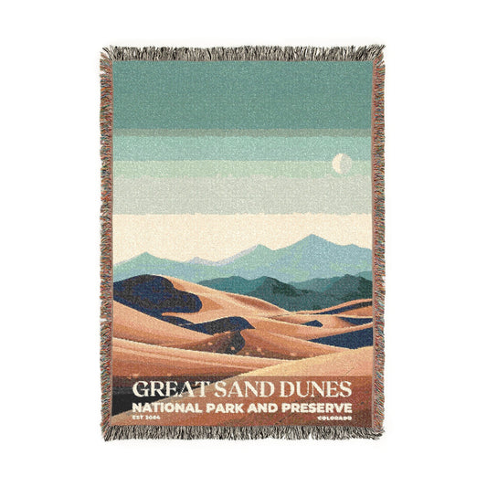 Great Sand Dunes National Park Woven Blanket | S03