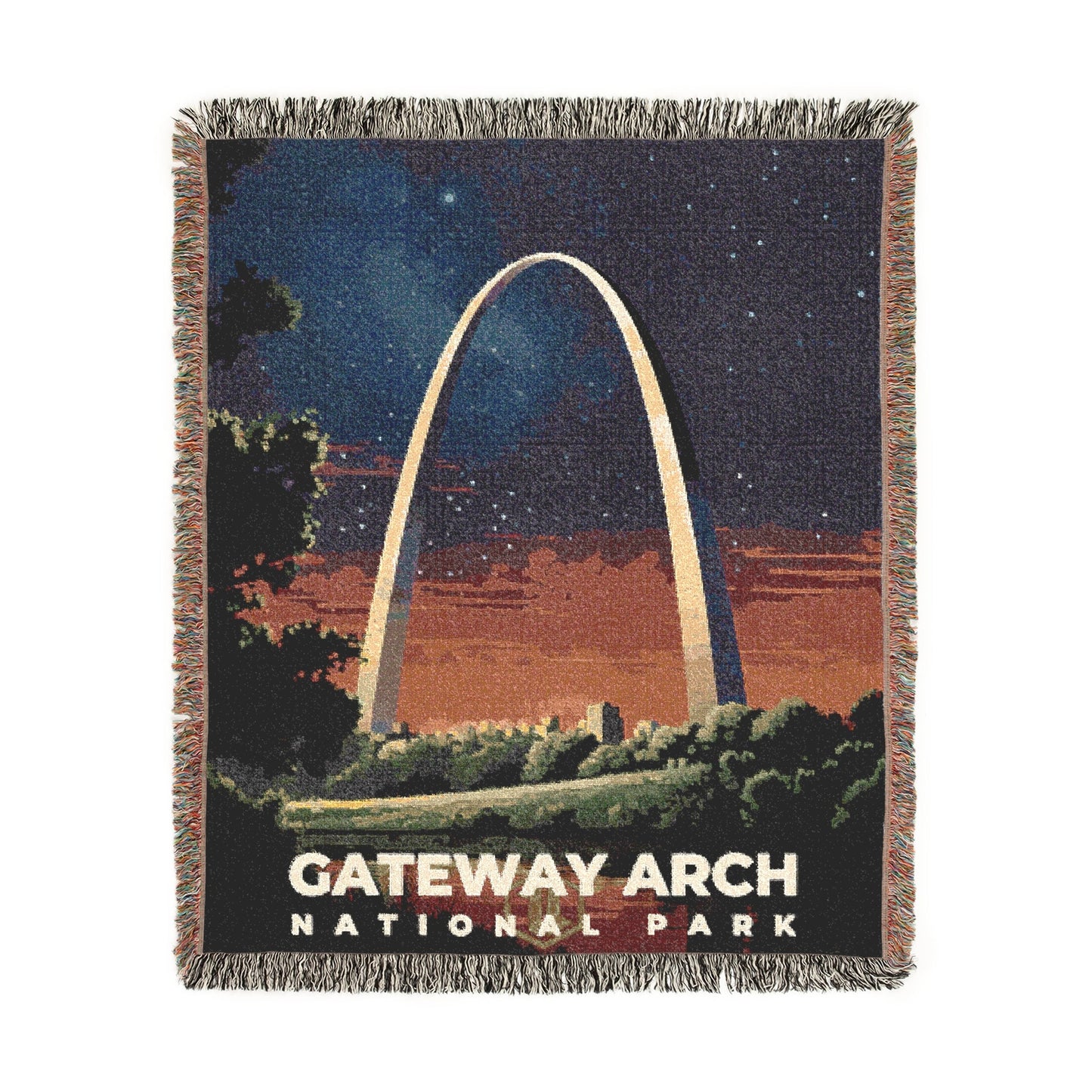 Gateway Arch National Park Woven Blanket | S07